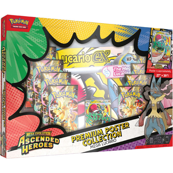 Pokemon Mega Evolution Ascended Heroes ex Premium Poster Collection