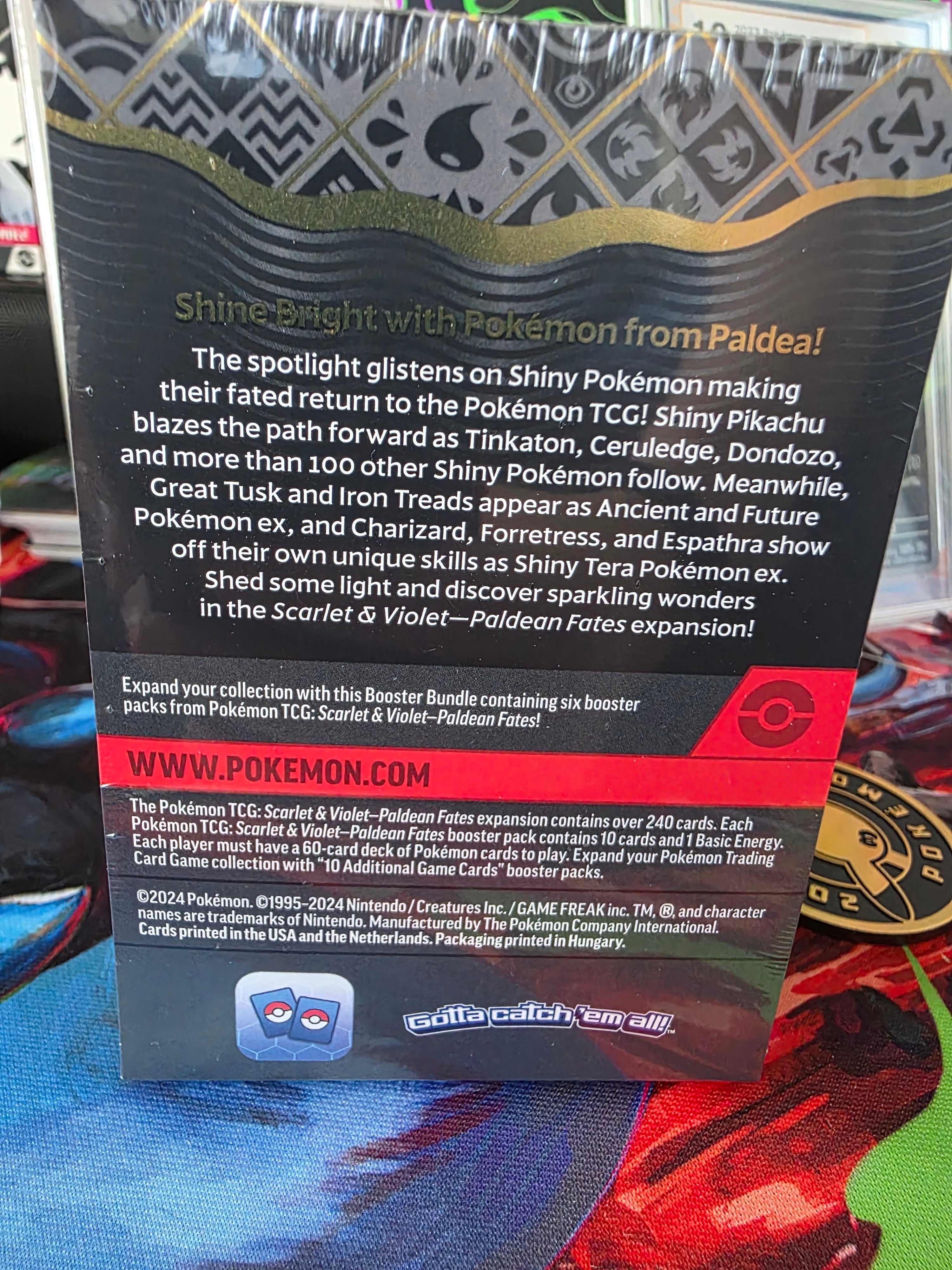Pokémon Scarlet & Violet Paldean Fates Booster Bundle