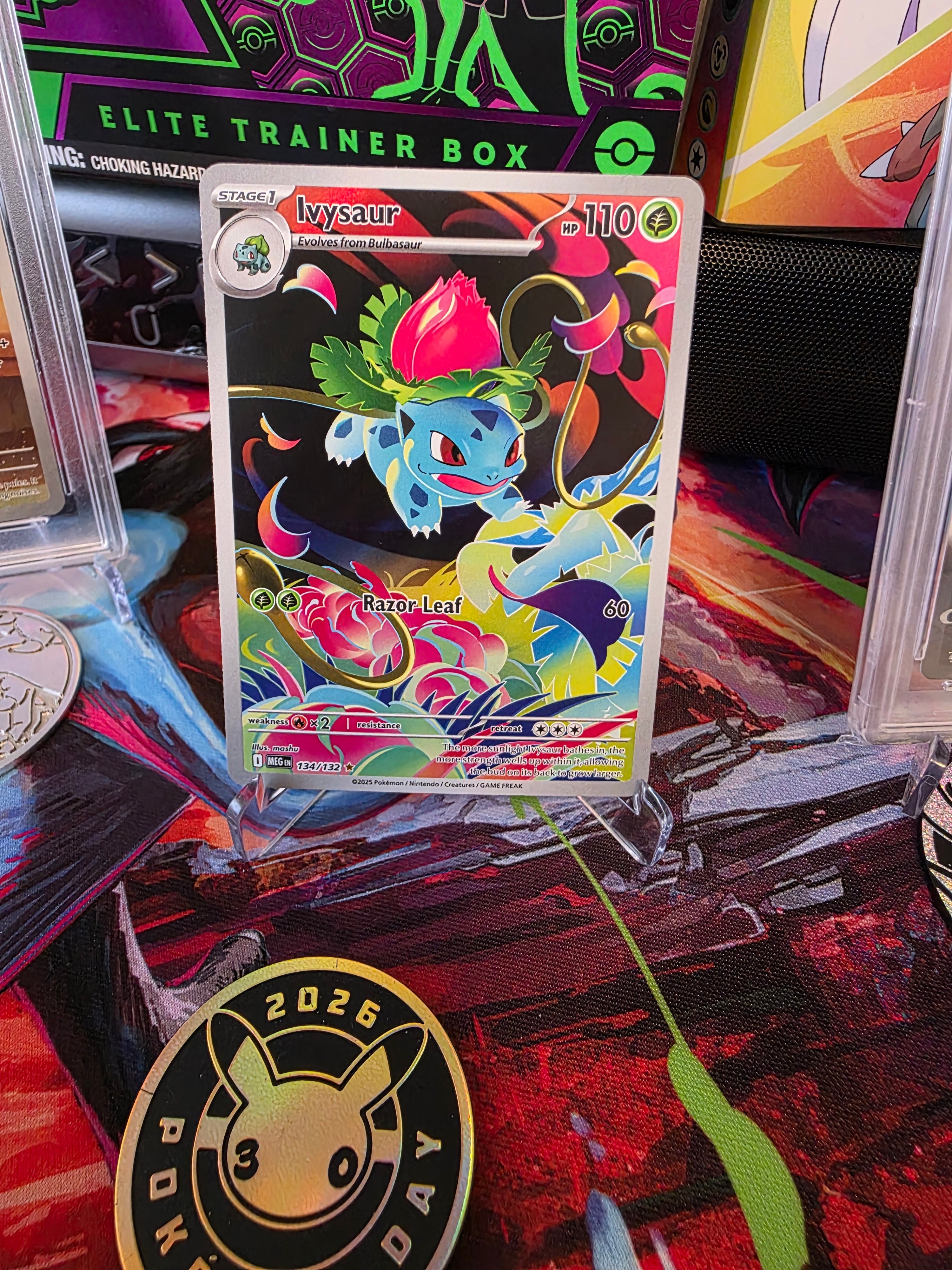 🔥 IVYSAUR FULL ART – POKÉMON KORT 🔥