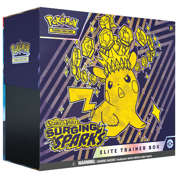 🔥 Pokémon Scarlet & Violet – Surging Sparks – Elite Trainer Box