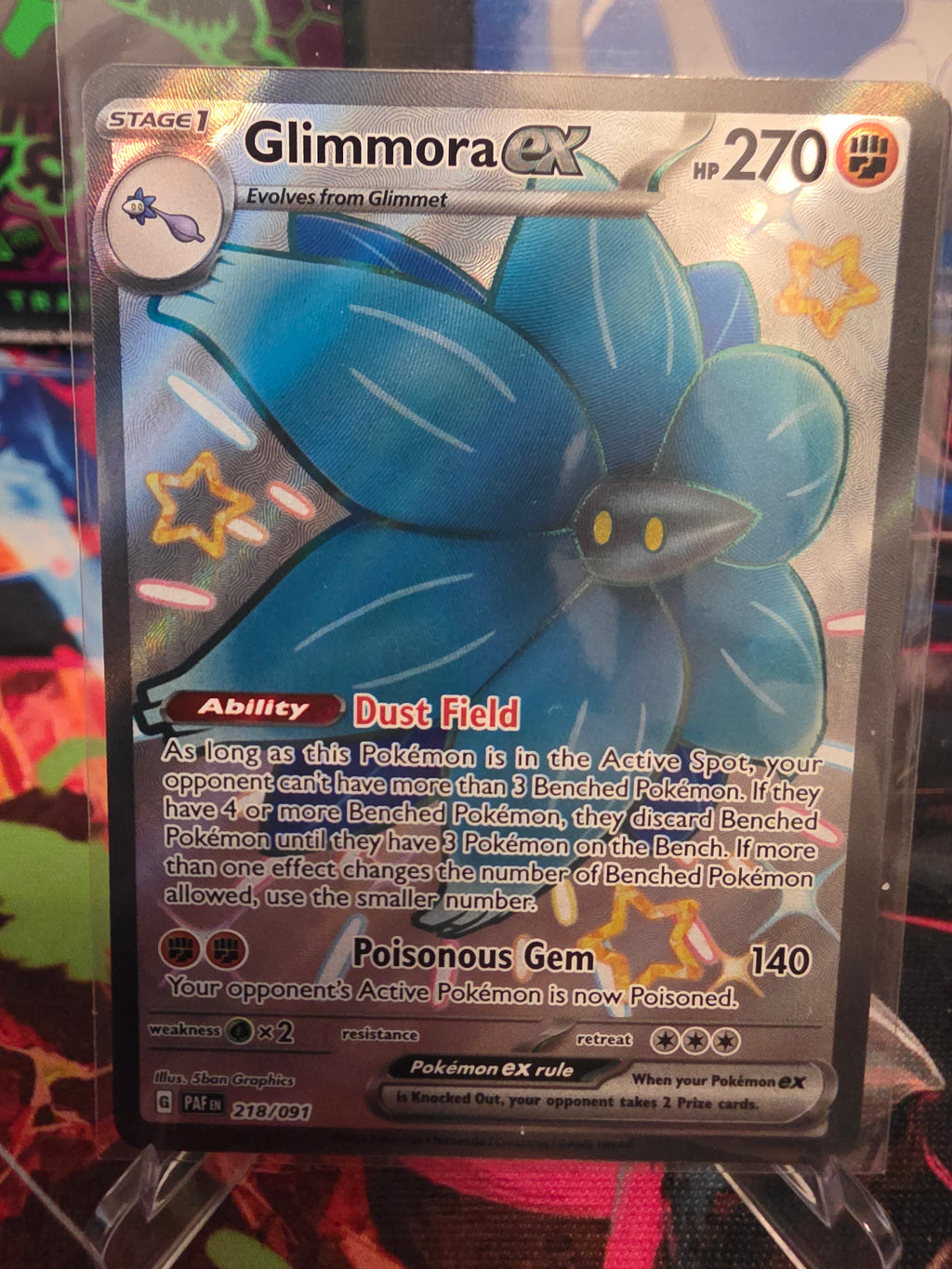 Glimmora ex 218/091 Paldean Fates