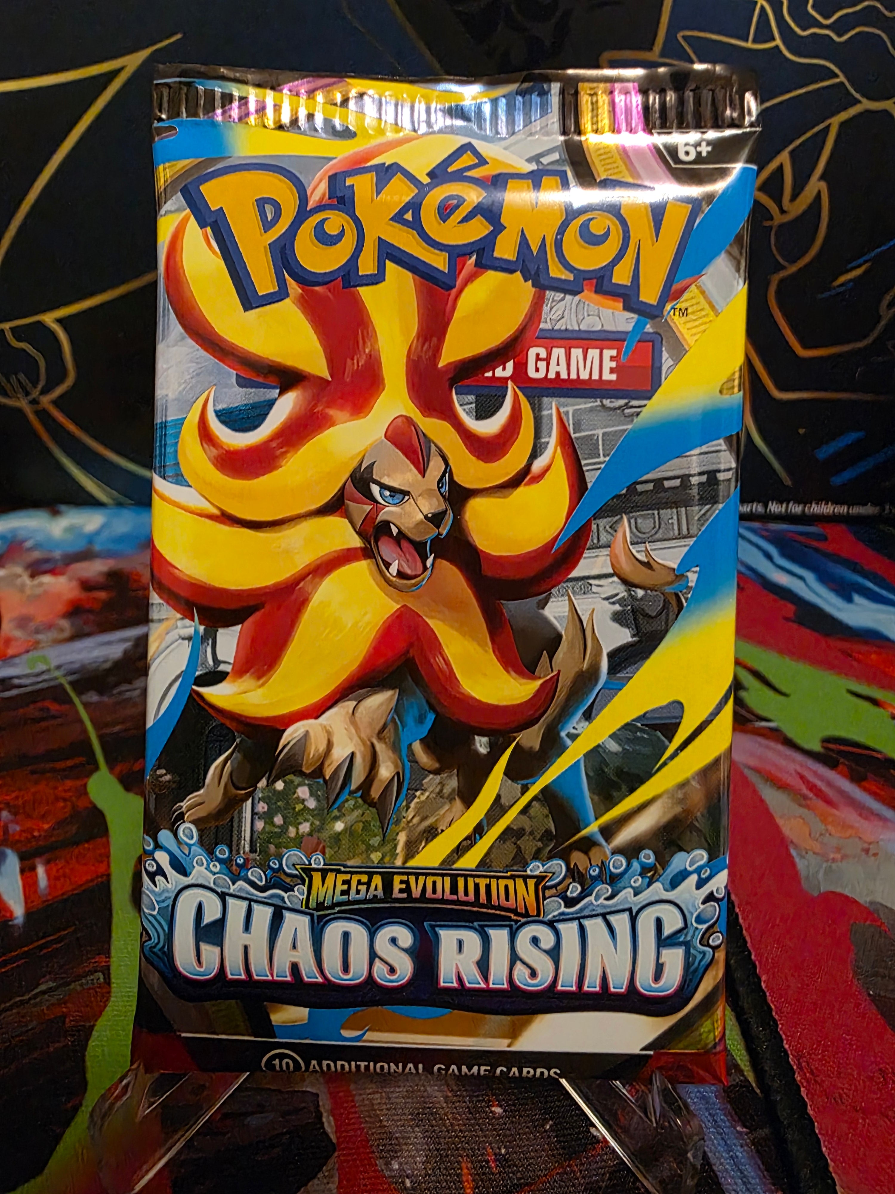 Pokemon Chaos Rising Booster Pack Sealed