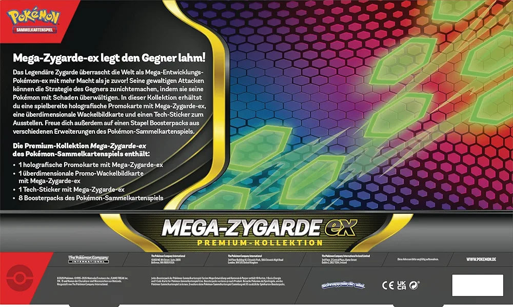 Pokemon Mega Zygarde EX Premium Collection Box Sealed