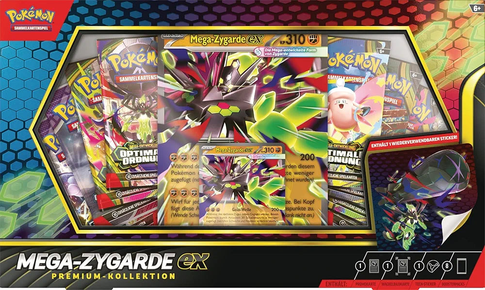 Pokemon Mega Zygarde EX Premium Collection Box Sealed