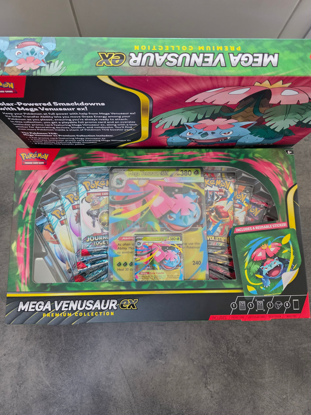 🔥 Pokémon – Mega Venusaur EX – Premium Collection