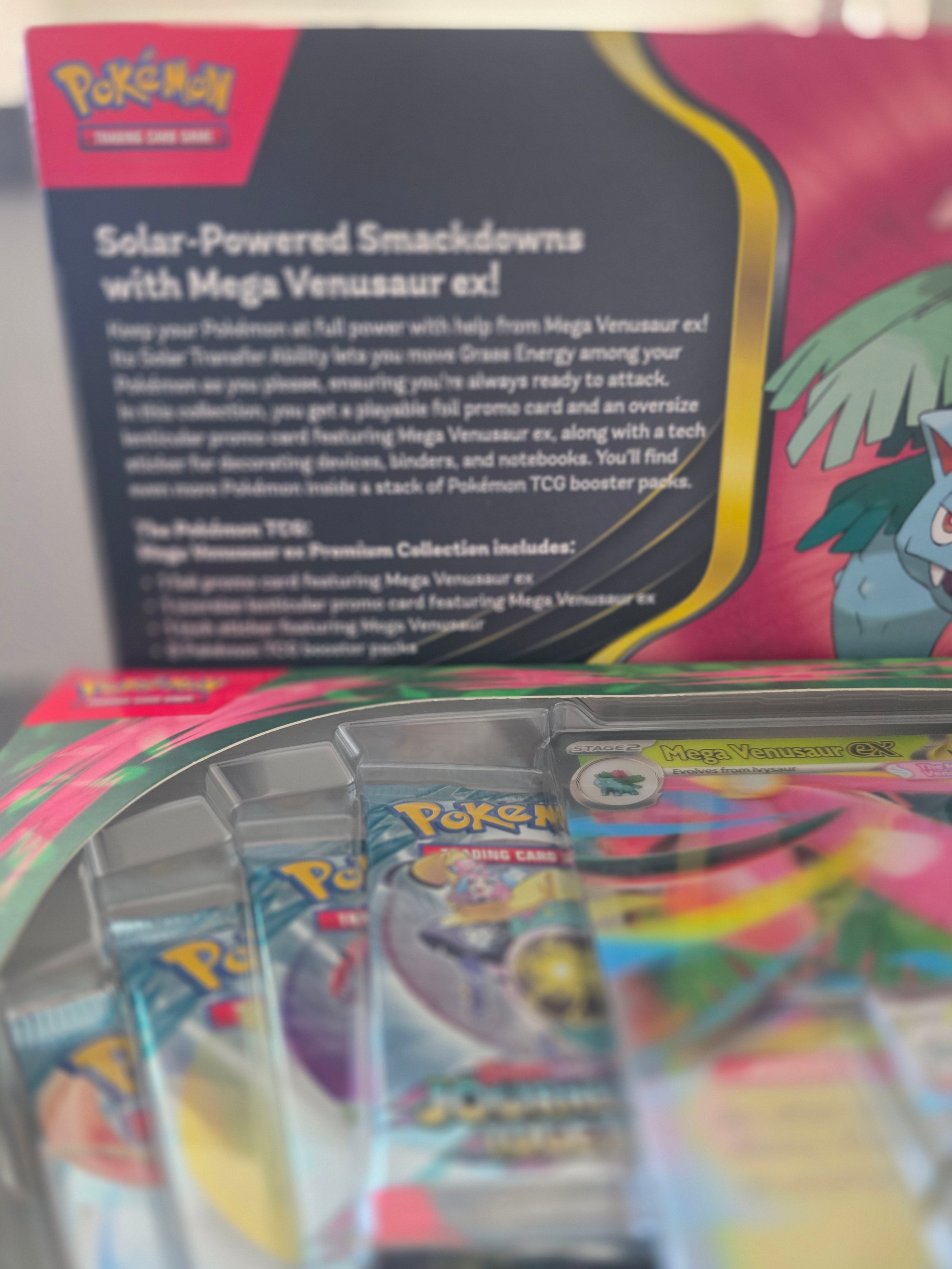 🔥 Pokémon – Mega Venusaur EX – Premium Collection