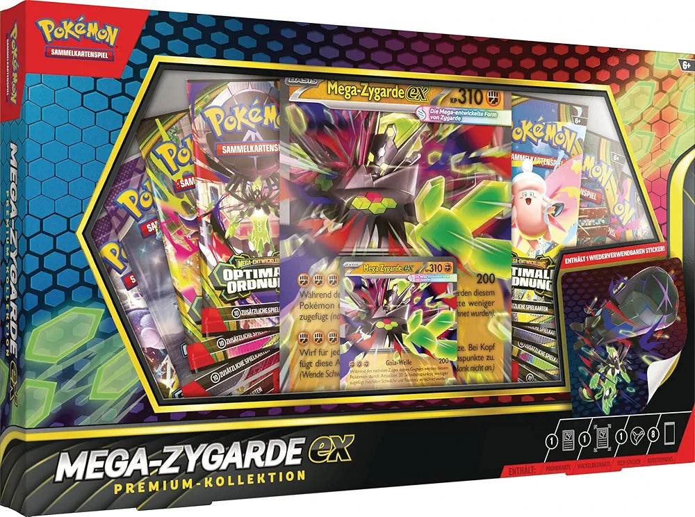 Pokemon Mega Zygarde EX Premium Collection Box Sealed