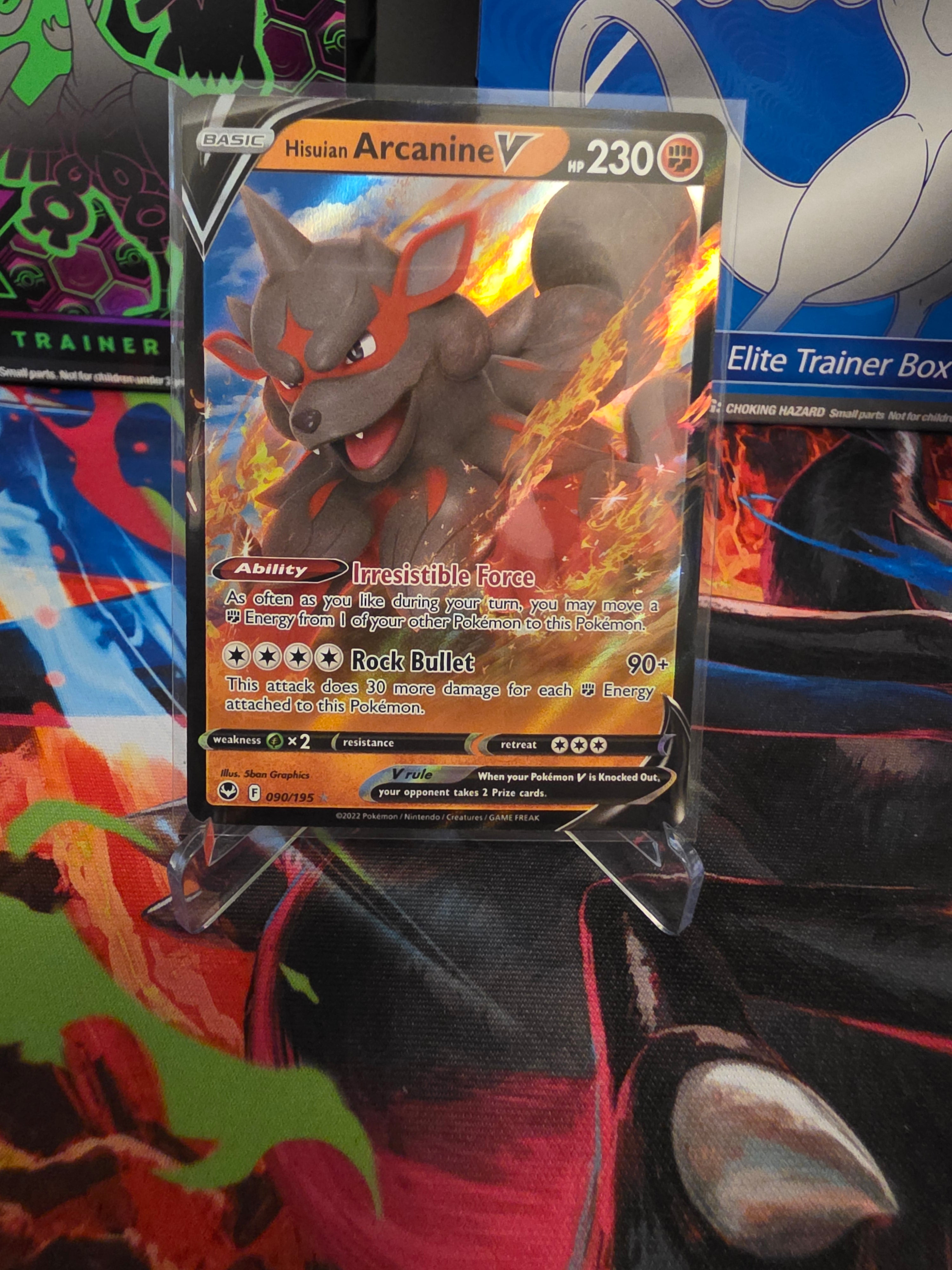 Hisuian Arcanine V 090/195 Silver Tempest