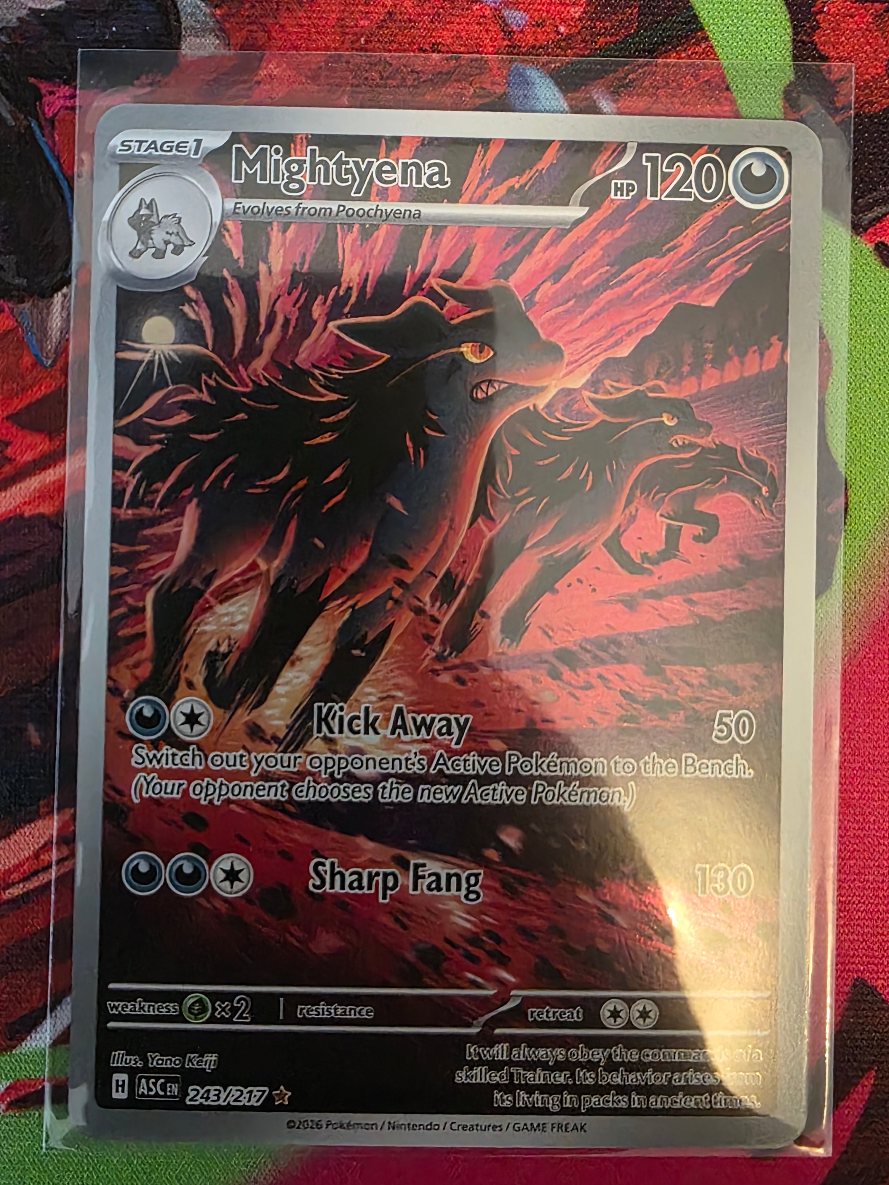 🔥 MIGHTYENA FULL ART – POKÉMON KORT 🔥
