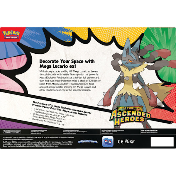 Pokemon Mega Evolution Ascended Heroes ex Premium Poster Collection