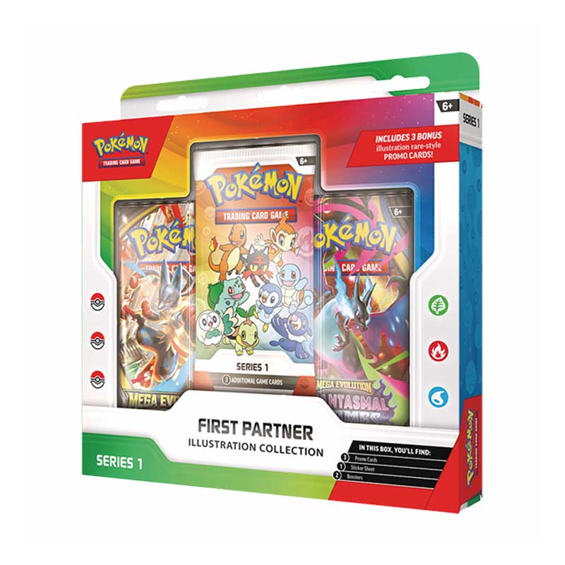🔥 Pokémon First Partner Collection – Samlarbox (Series 1)