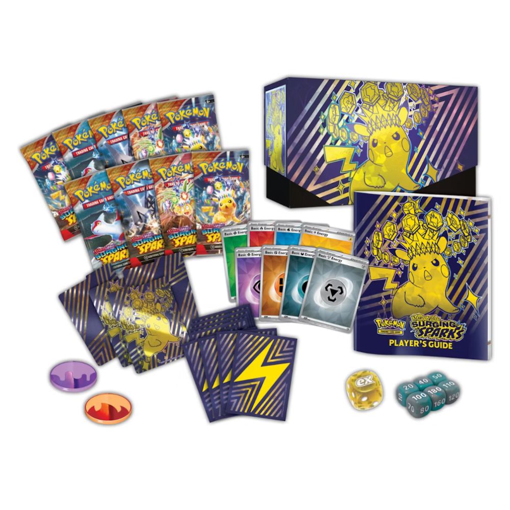 🔥 Pokémon Scarlet & Violet – Surging Sparks – Elite Trainer Box