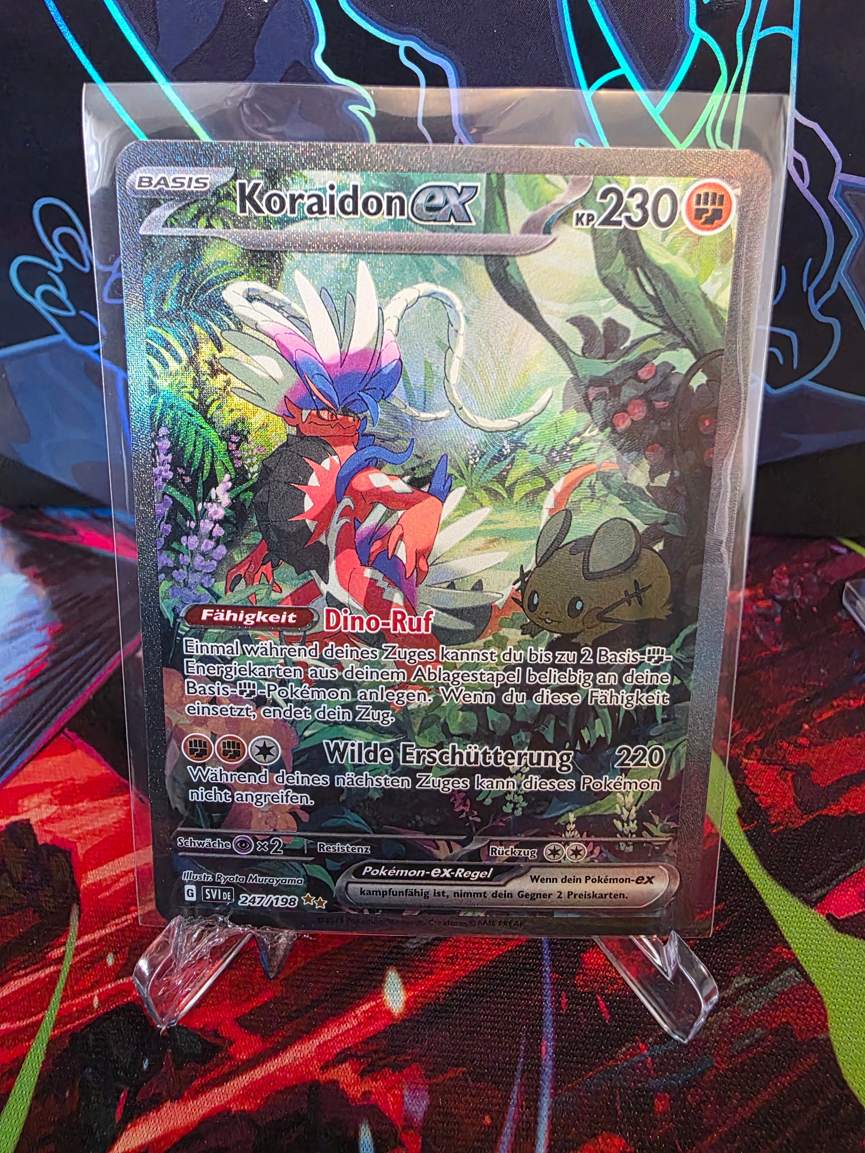 Koraidon ex 247/198 🇩🇪 Tysk – Full Art – Pokémonkort – NM 🔥