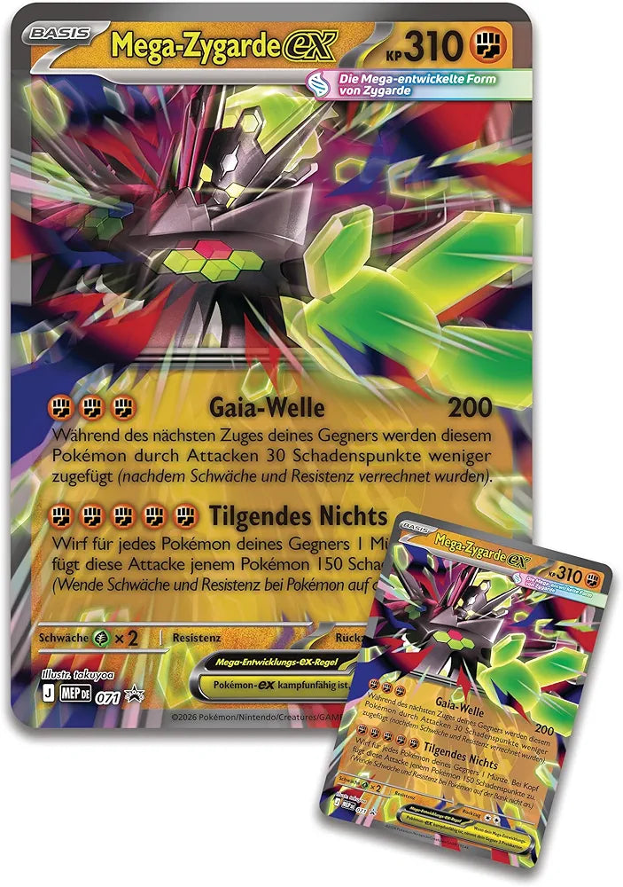 Pokemon Mega Zygarde EX Premium Collection Box Sealed