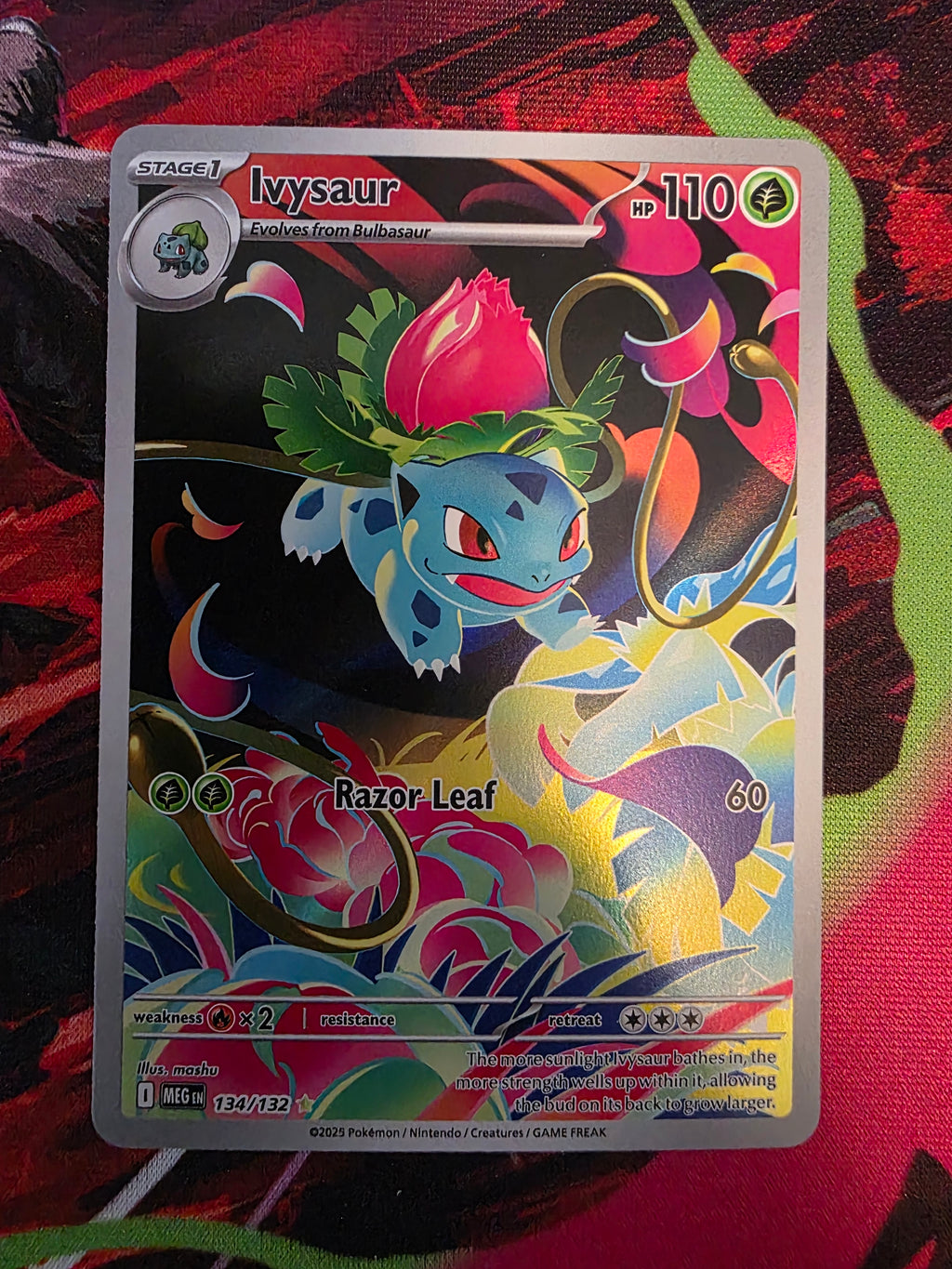 🔥 IVYSAUR FULL ART – POKÉMON KORT 🔥